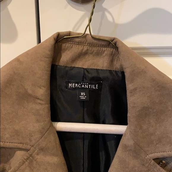 JCrew Mercantile XS brown suede jacket - Picture 2 of 4